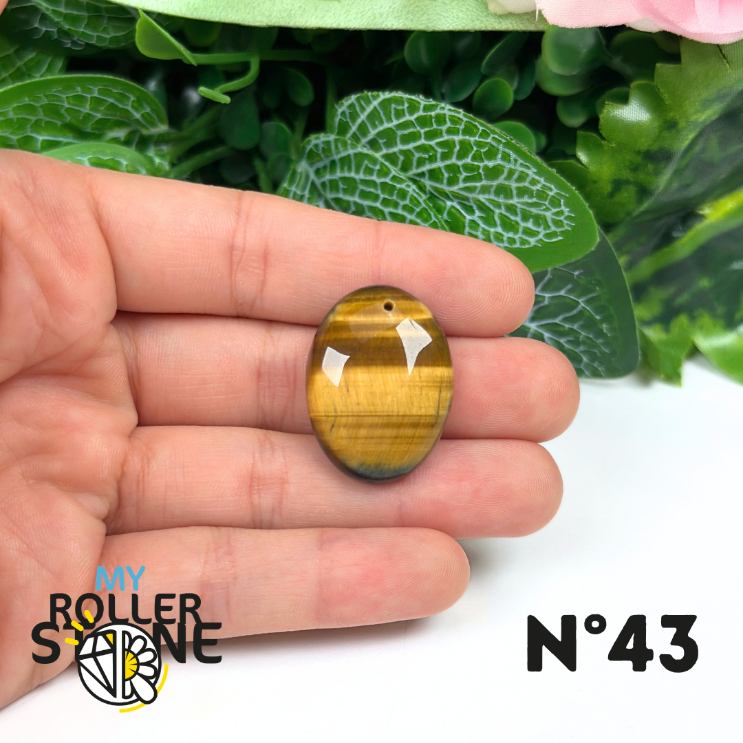 Pendentif Oeil de Tigre 5A percé