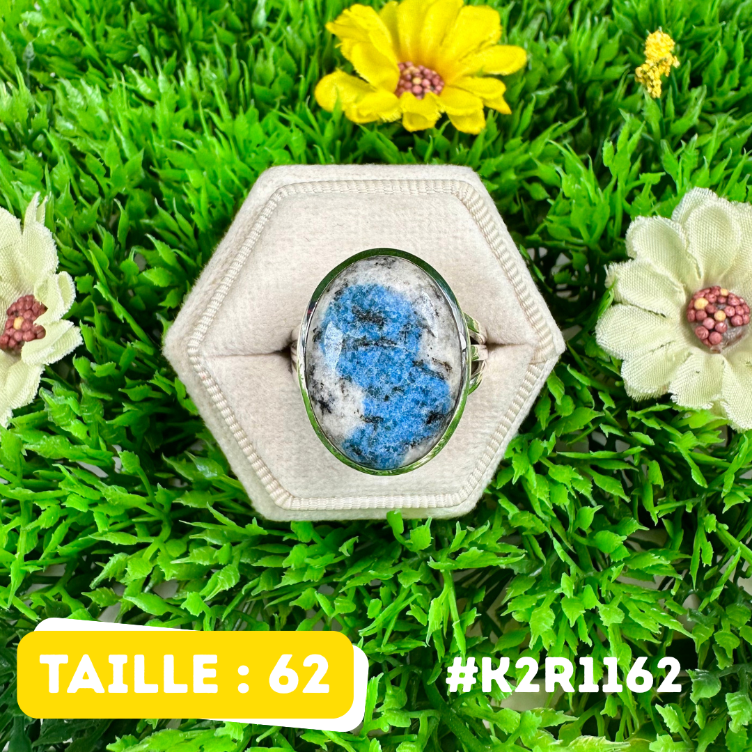 Bague Jaspe K2 Argent 925  #K2R1162