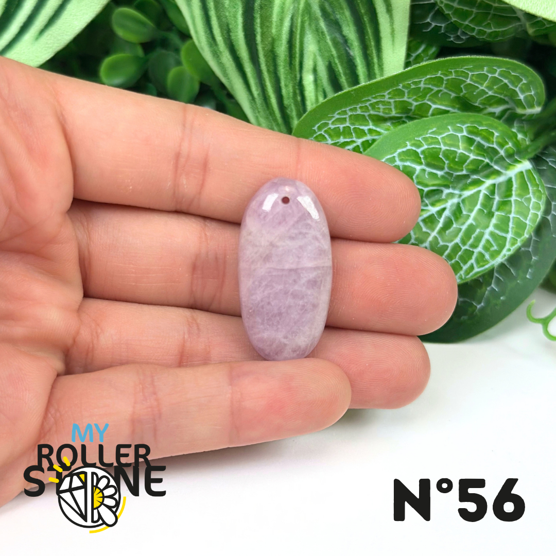 Pendentif Kunzite 5A percé