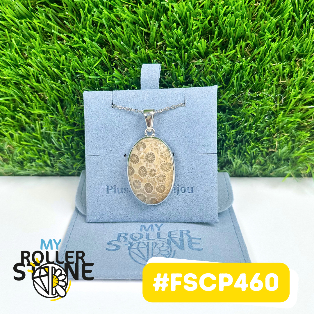 Pendentif Chrysanthème Argent 925 #FSCP460