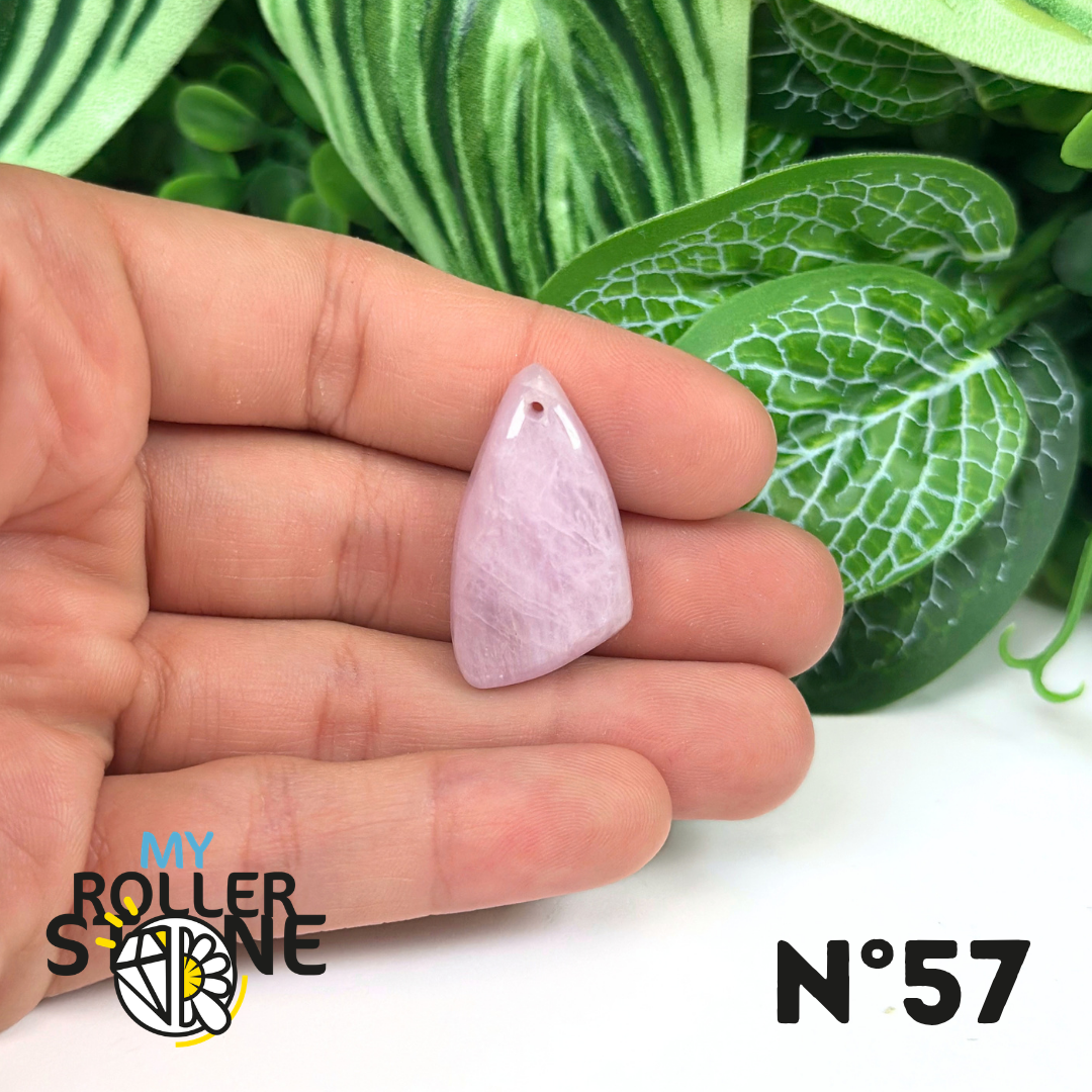 Pendentif Kunzite 5A percé