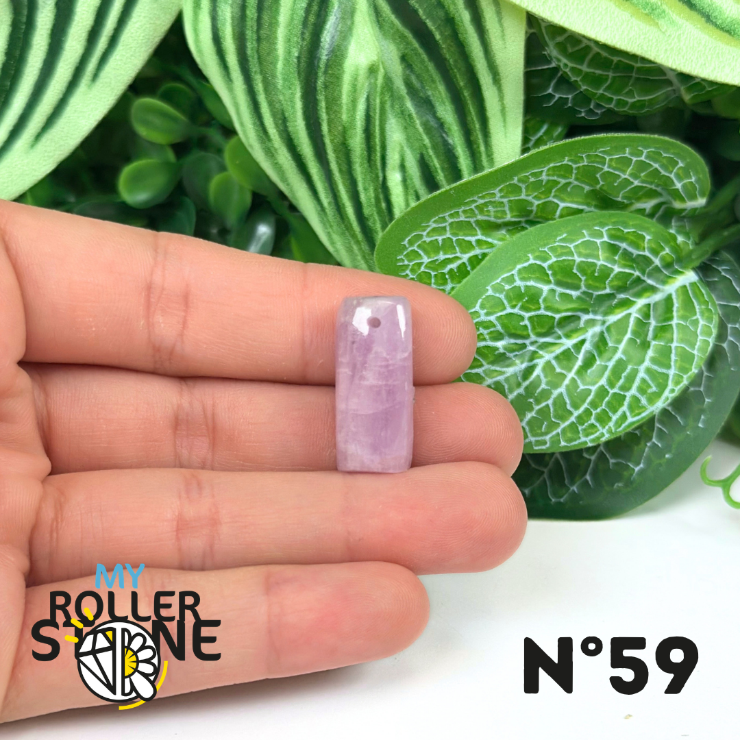 Pendentif Kunzite 5A percé