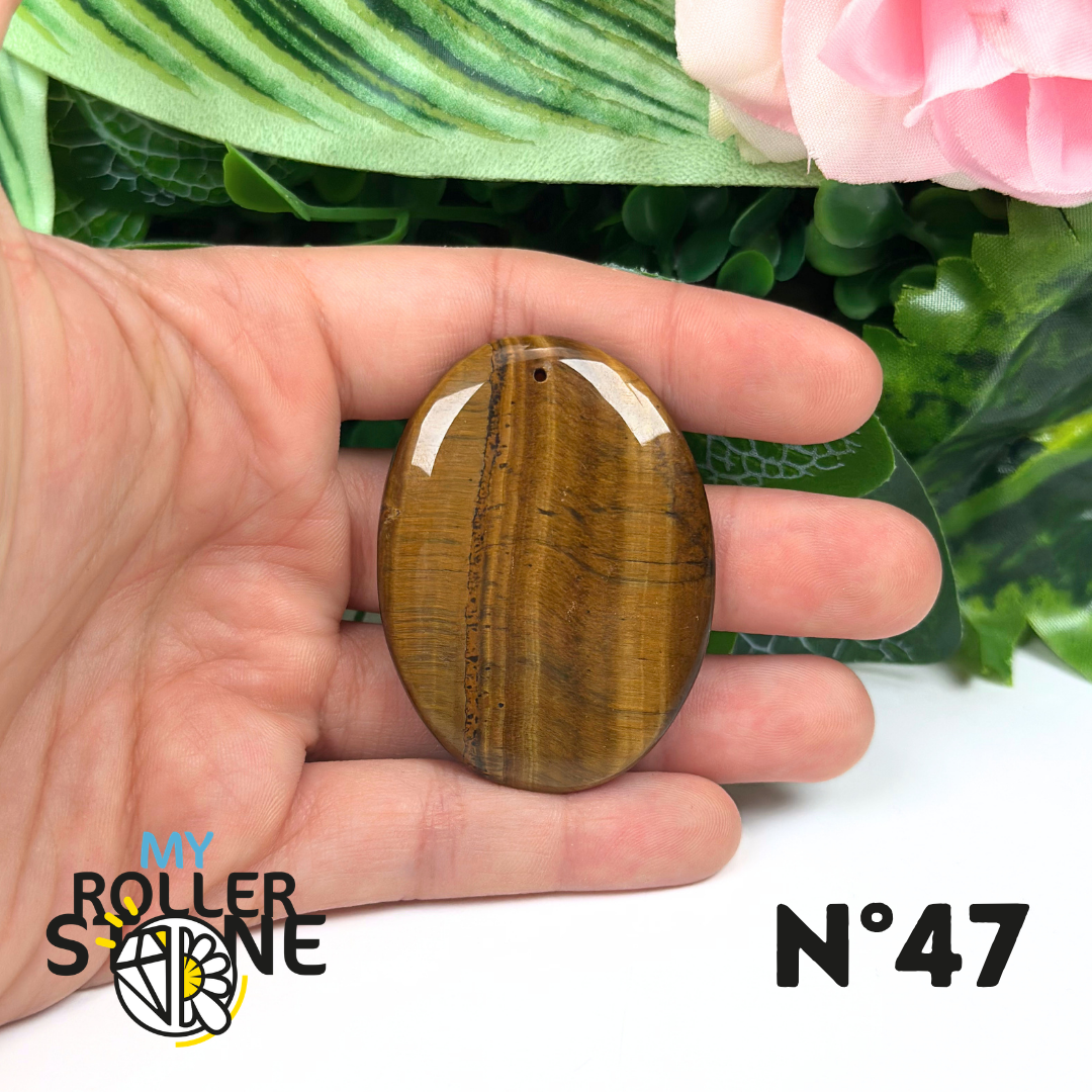 Pendentif Oeil de Tigre 5A percé