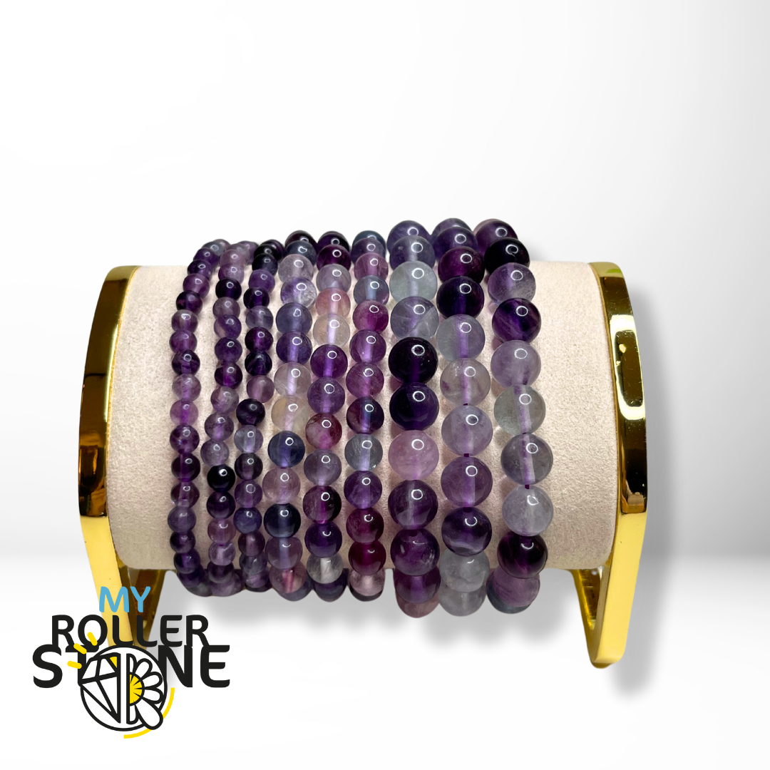 Bracelet Fluorite Violette 5A