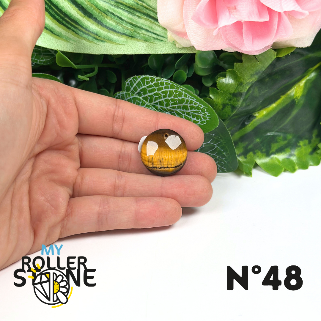 Pendentif Oeil de Tigre 5A percé
