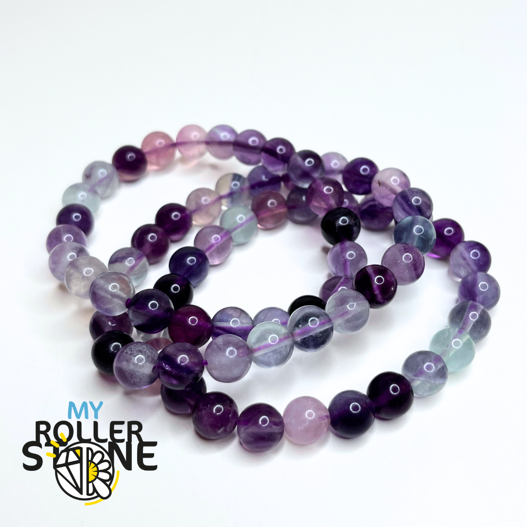 Bracelet Fluorite Violette 5A