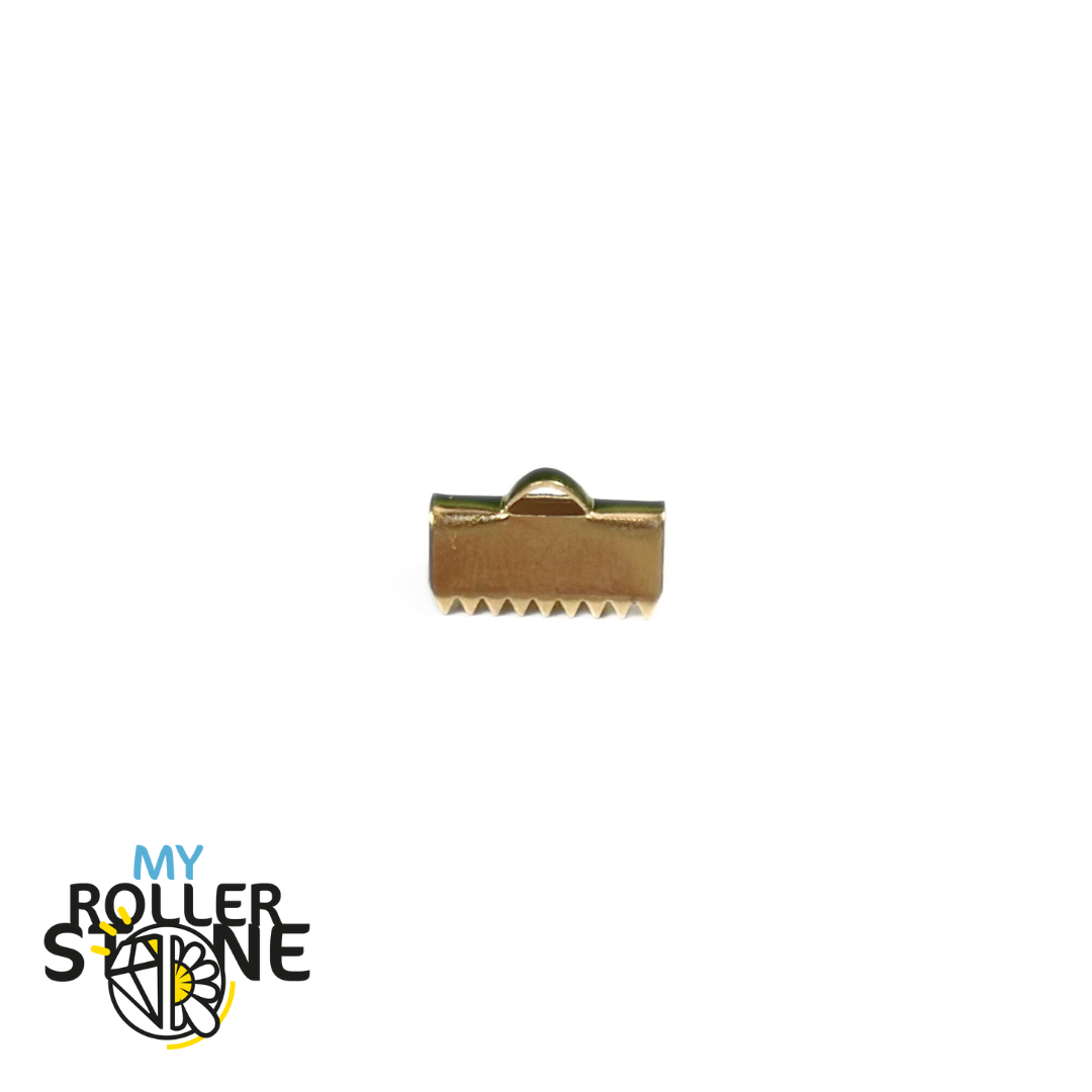 Embouts à Sertir Dorés en Acier Inoxydable 304 (2 tailles)