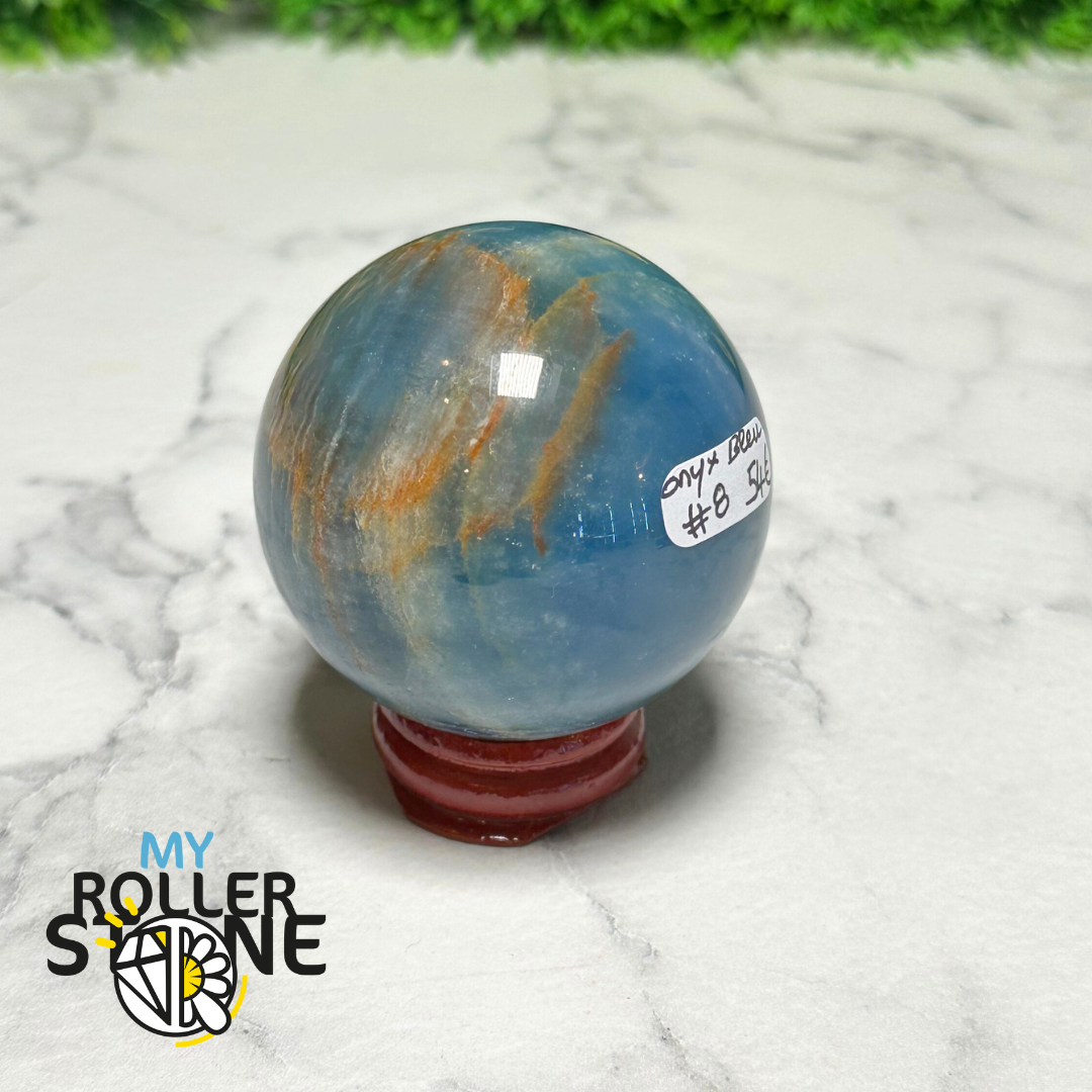 Sphère Onyx Bleu
