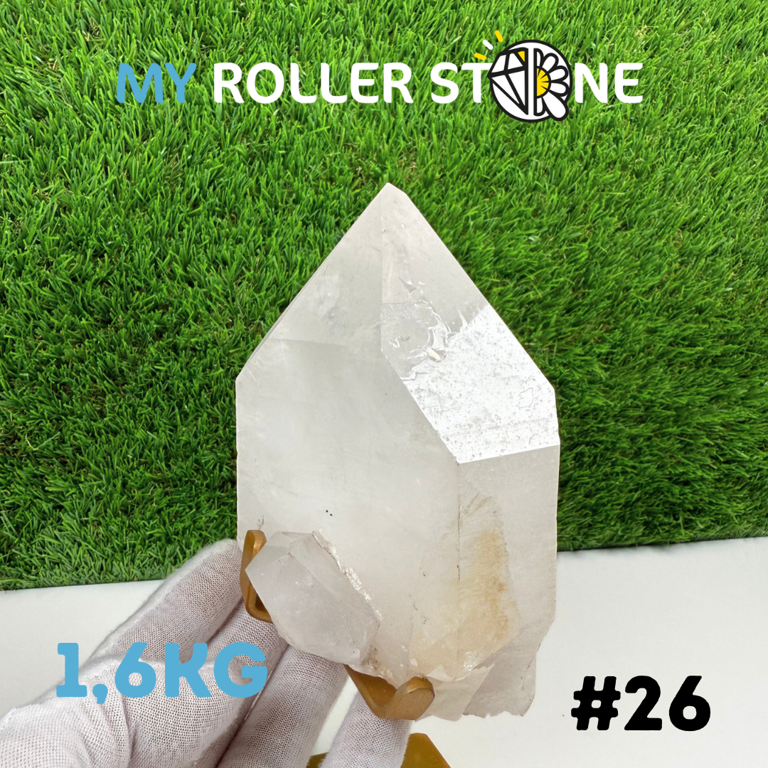 Cristal de roche sur Support #26