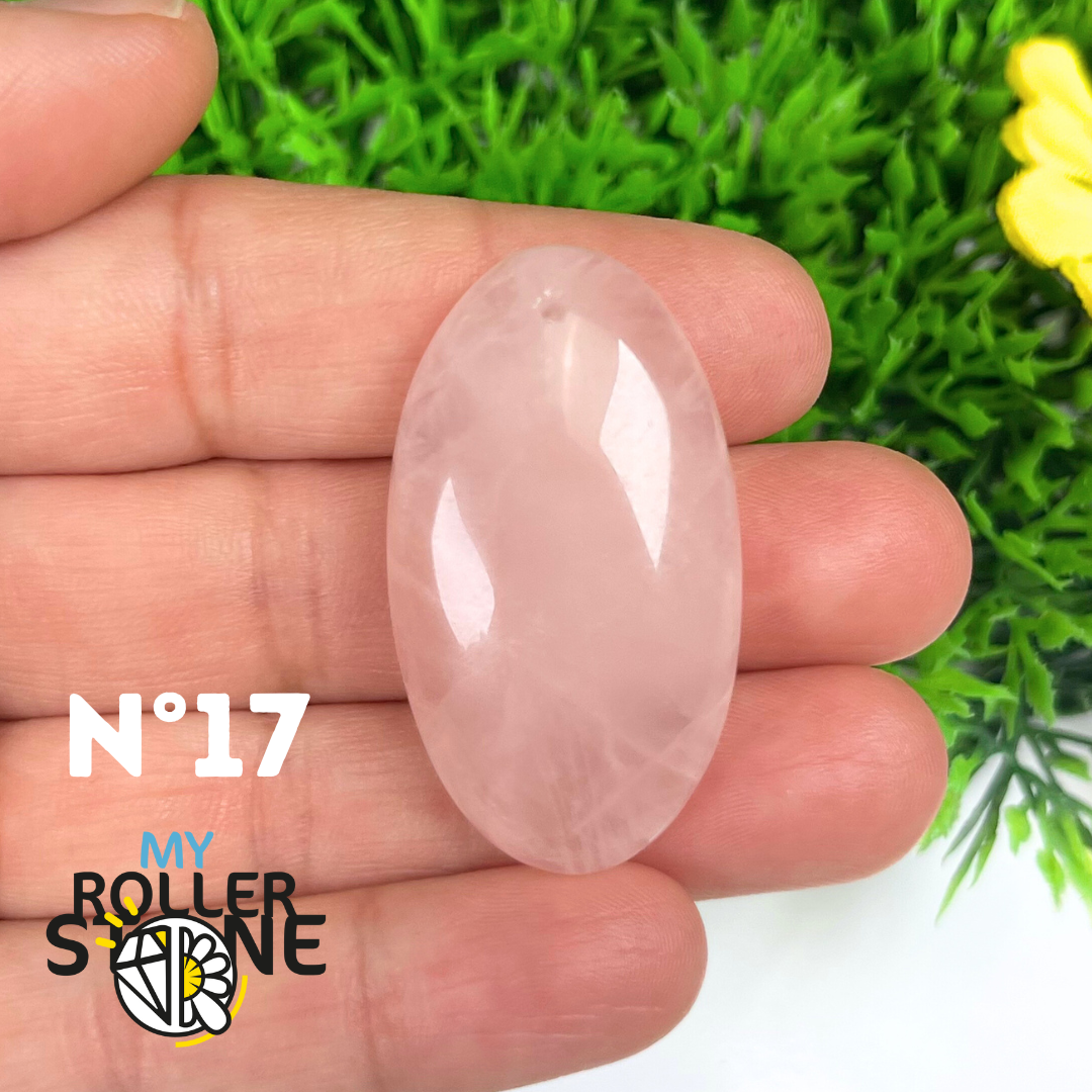 Pendentif Quartz rose percé