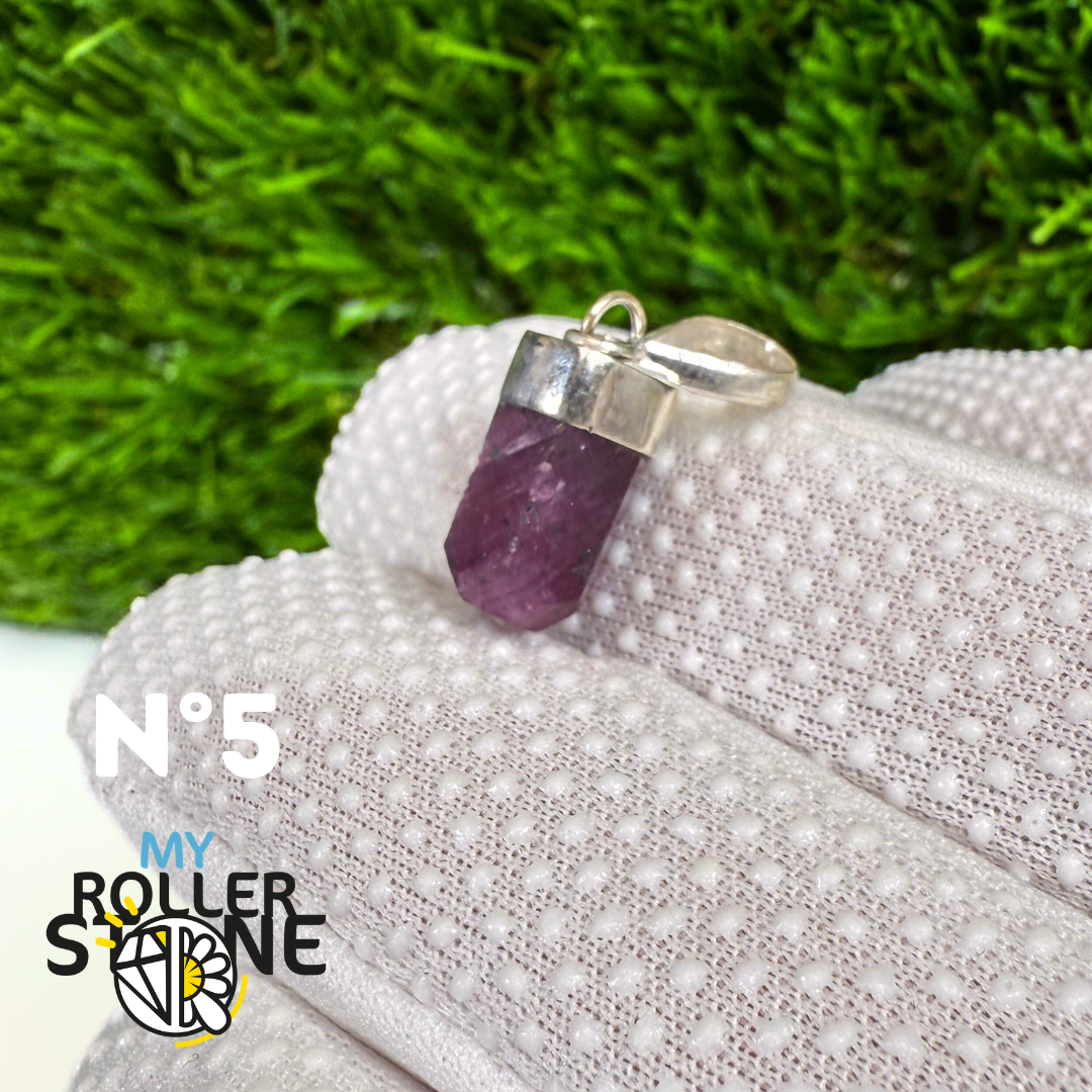 Pendentif Ruby et Argent