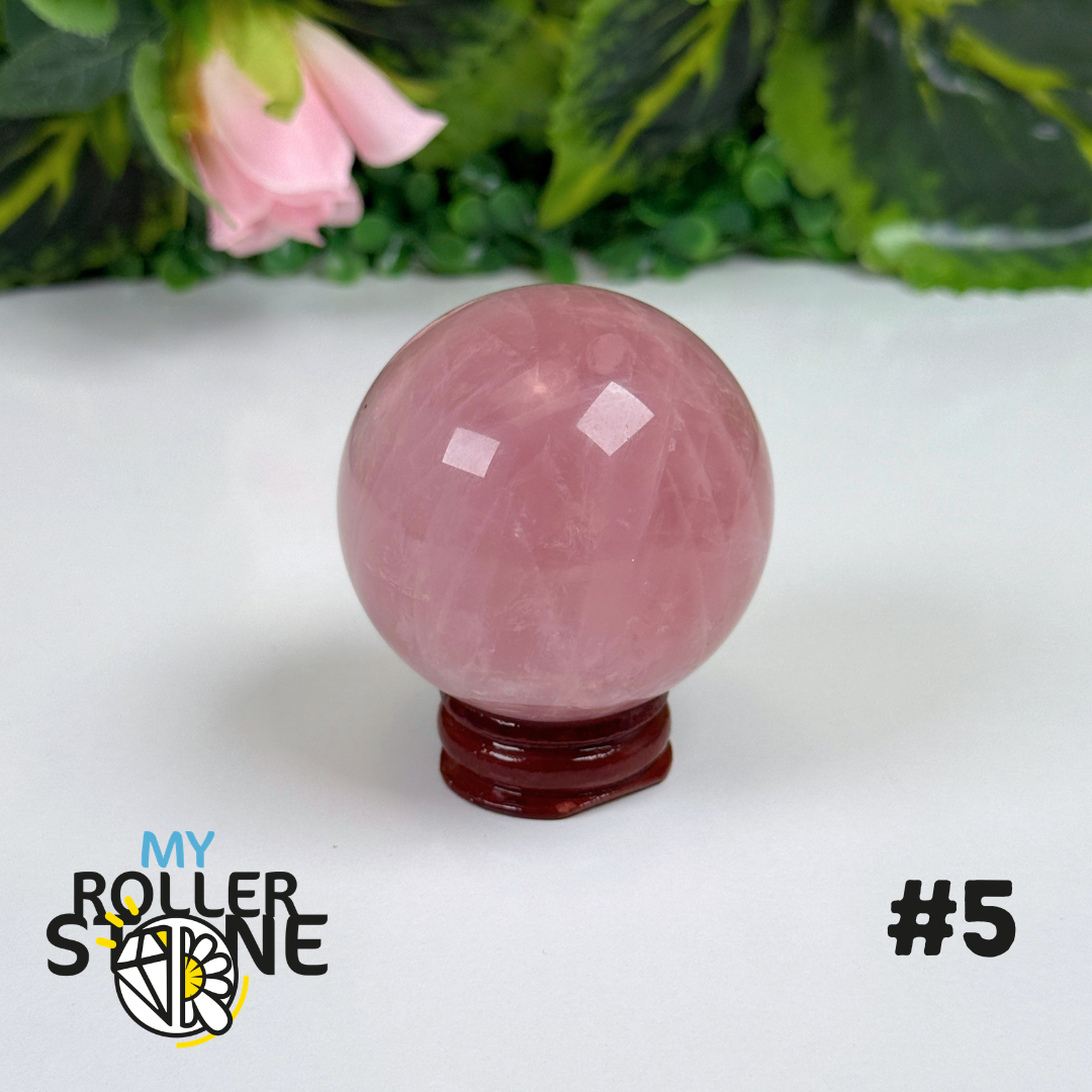 Sphère Quartz rose Étoilé
