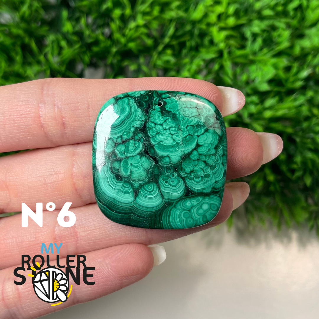 Pendentif Malachite 5A percé