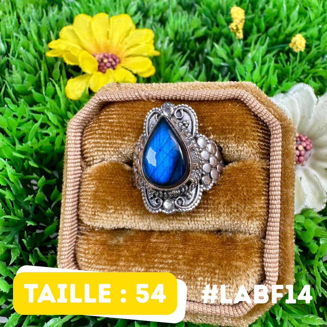 Bague Labradorite Bluefire #LABF14