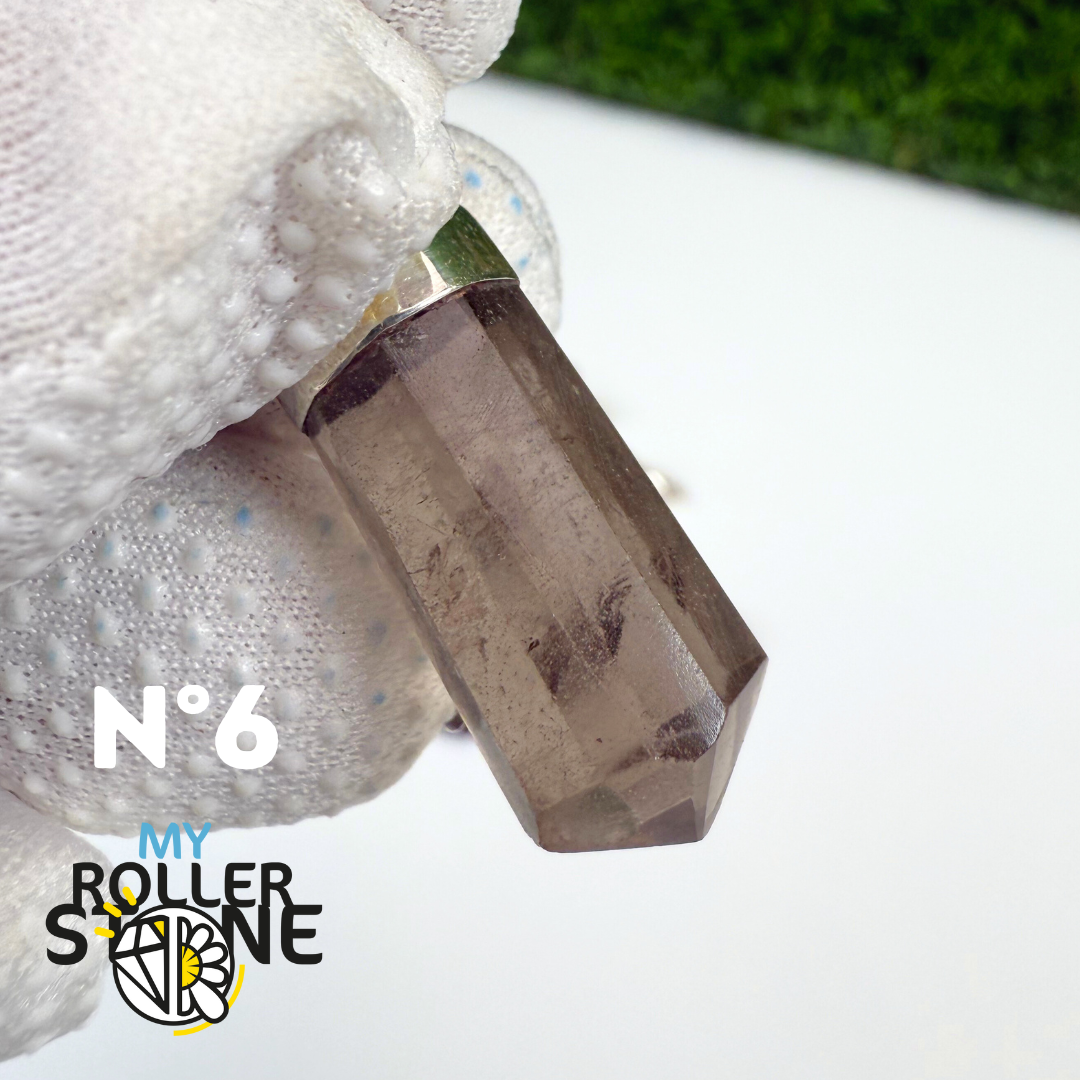 Pendentif Quartz fumé et Argent