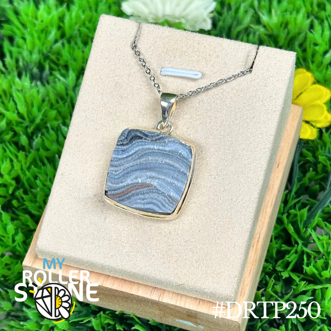 Pendentif Agate druzy #DRTP250