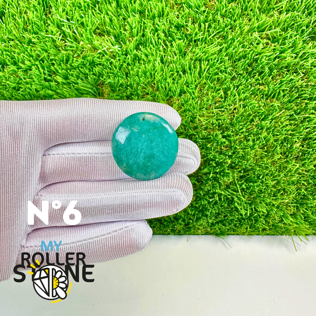 Pendentif Amazonite bleue