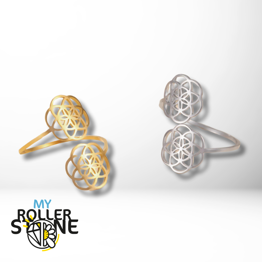 Bague Double Fleur