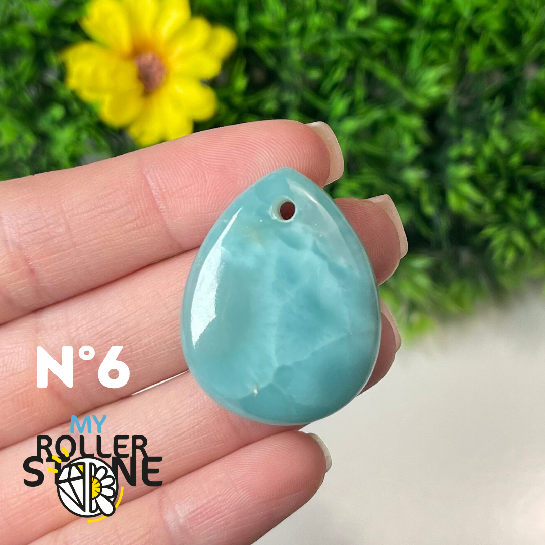 Pendentif Larimar 5A percé