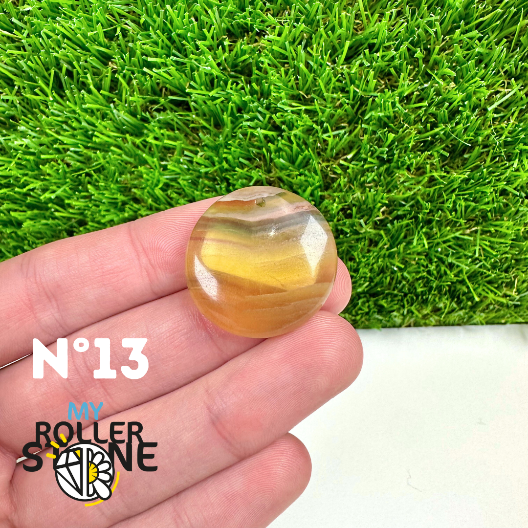 Pendentif Percé Fluorite 5A