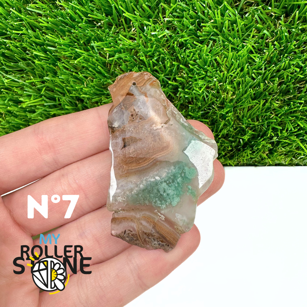 Pendentif Percé Aquaprase tranche 5A