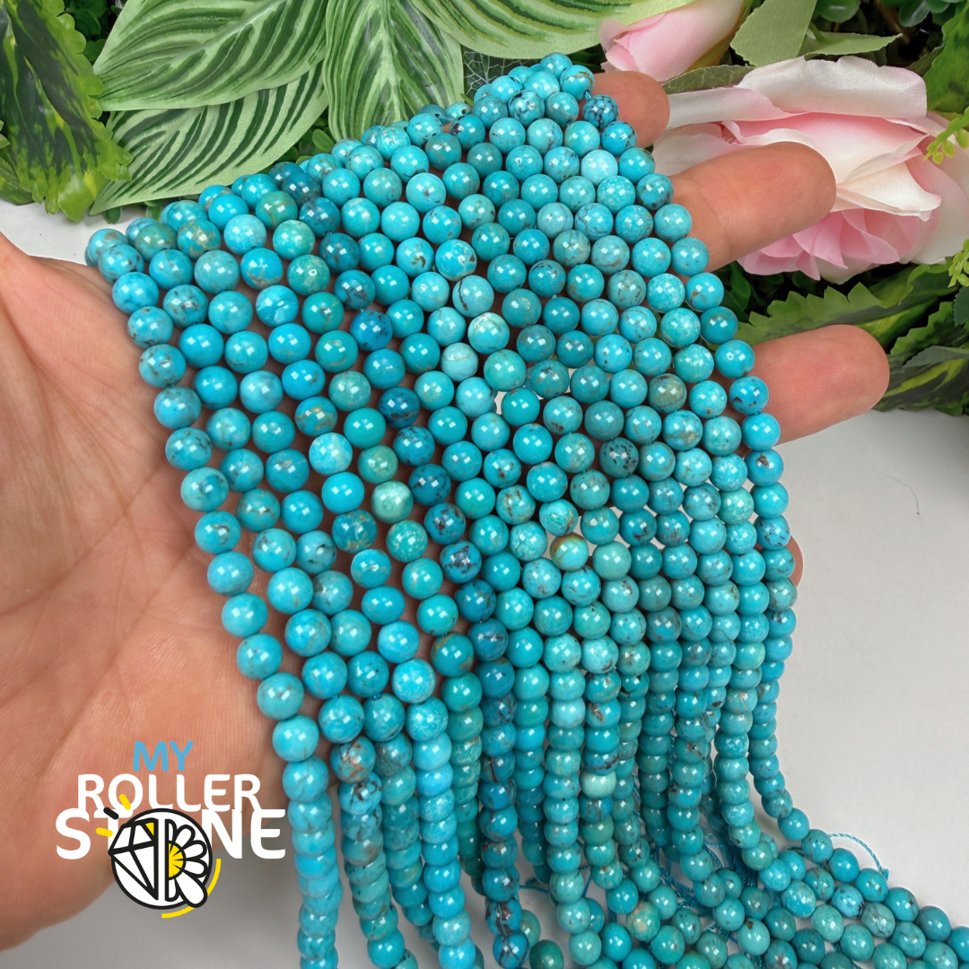 Perle en Turquoise Kingman Ronde