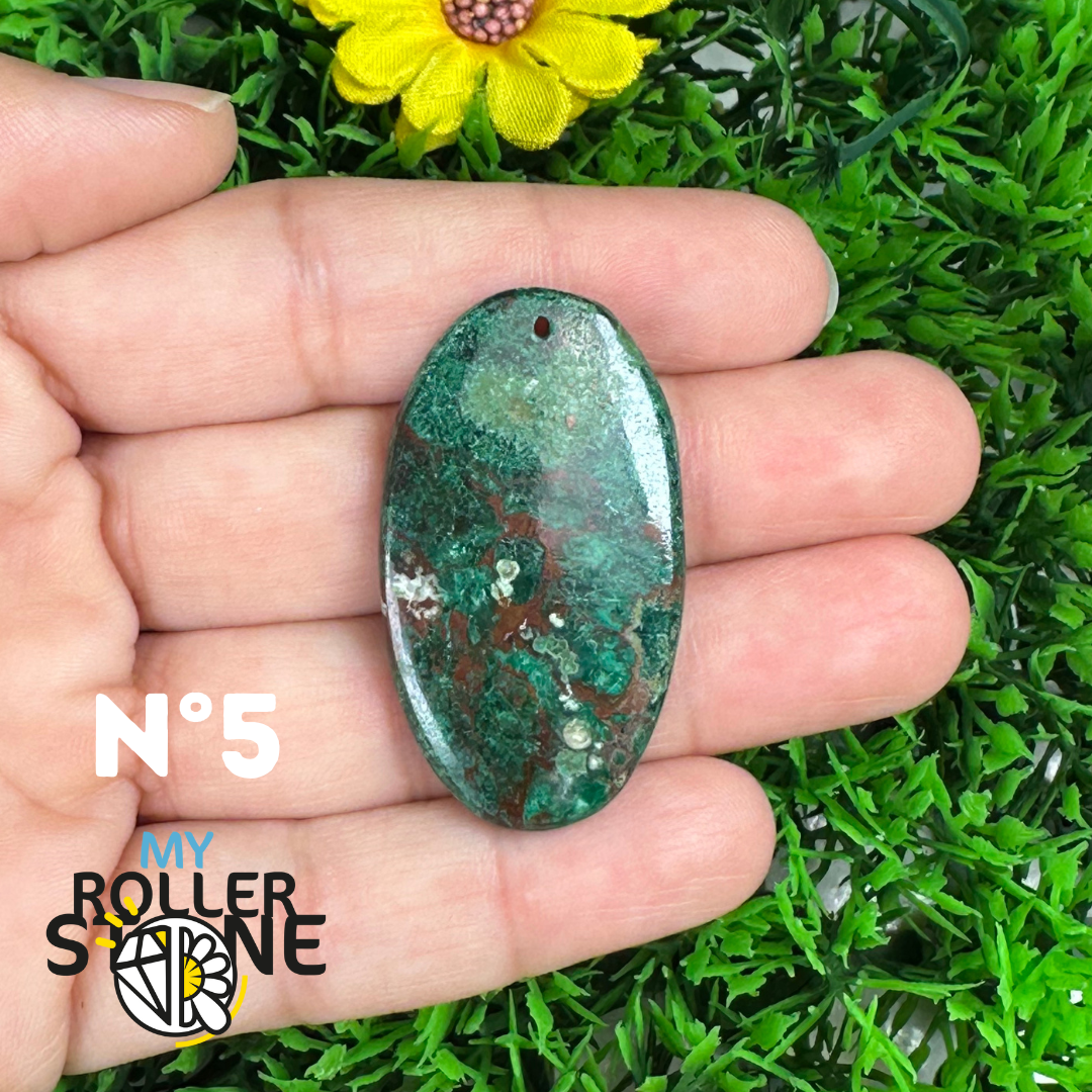 Pendentif Percé Chrysocolle