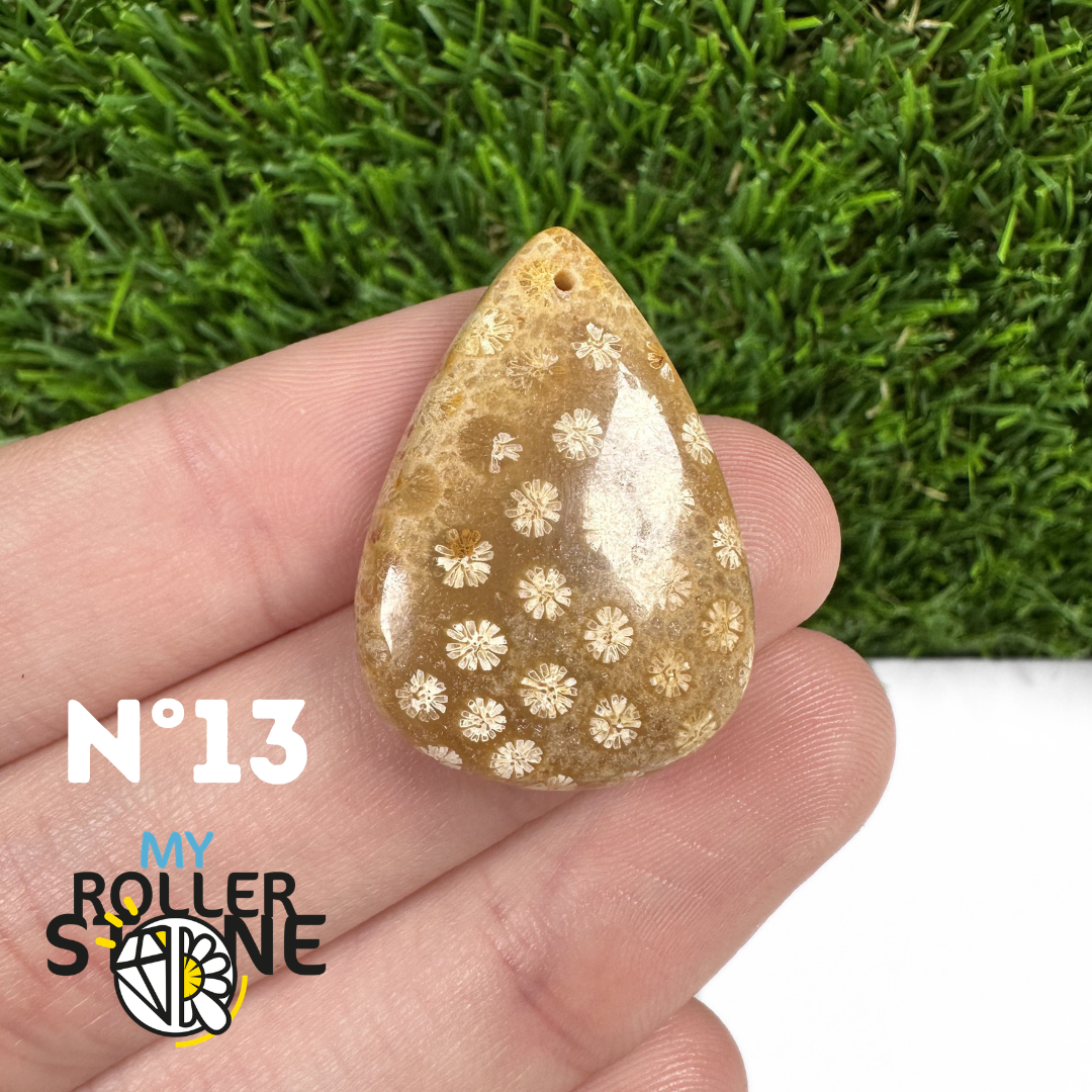 Pendentif Chrysanthème Forme Libre 5A