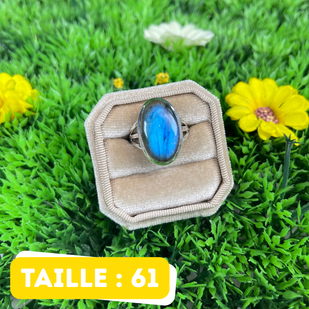 Bague Labradorite Bluefire #306