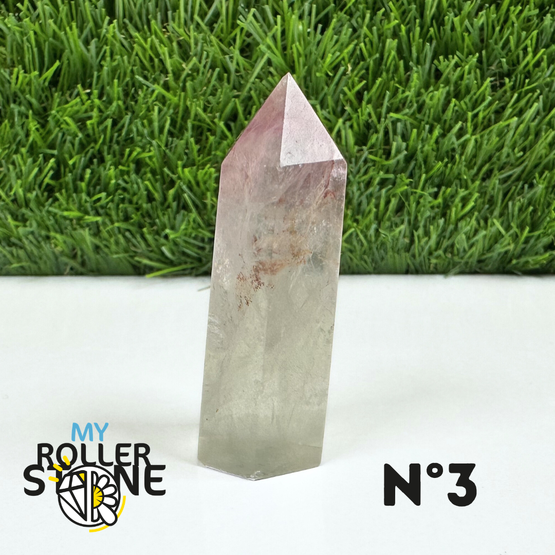 Pointes Pierre Fluorite Arc-en-Ciel Pastel