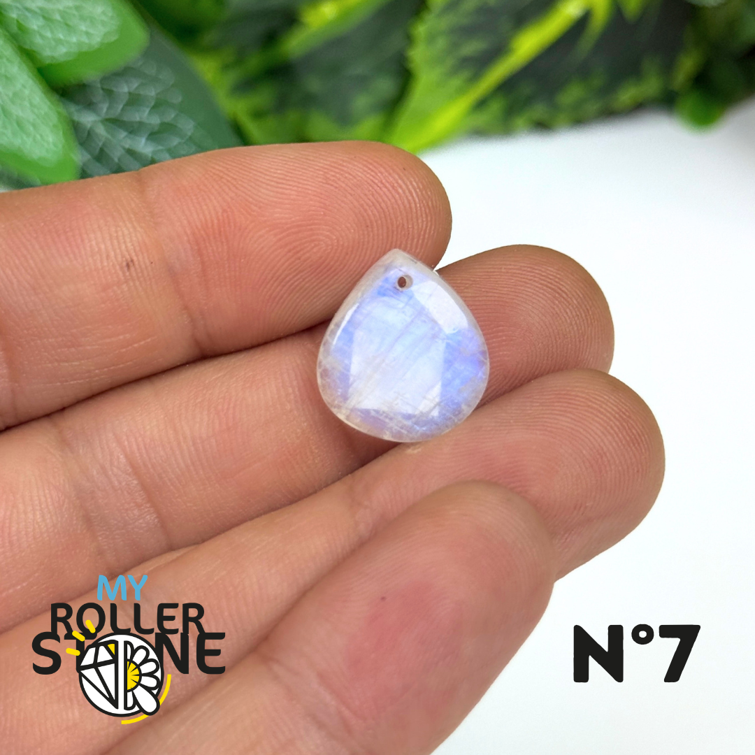 Petits Pendentifs Pierre de lune Forme Libre 5A