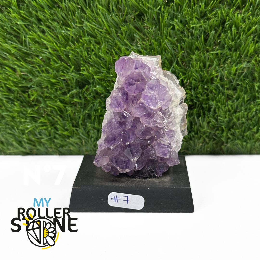 Améthyste sur socle