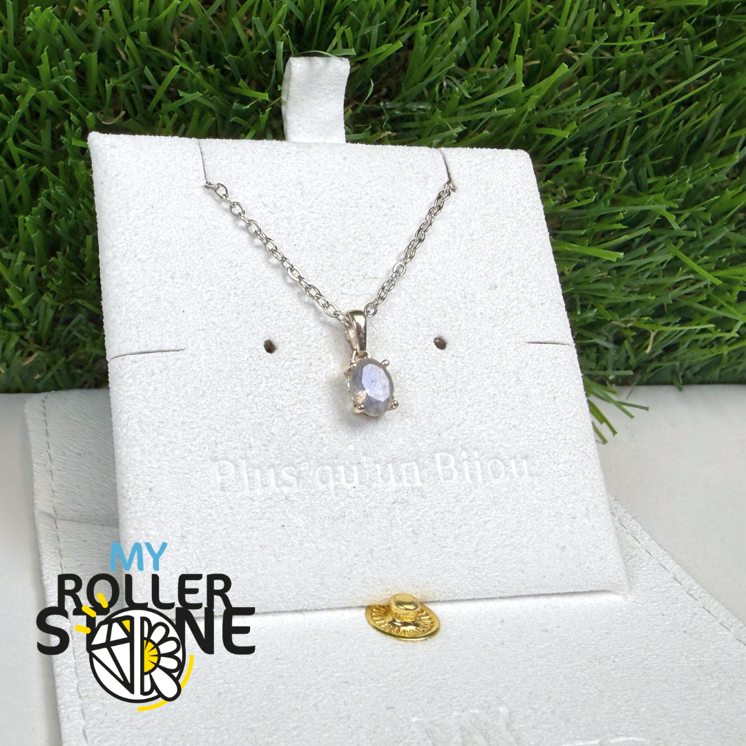 Pendentifs Solitaire Labradorite Ovale