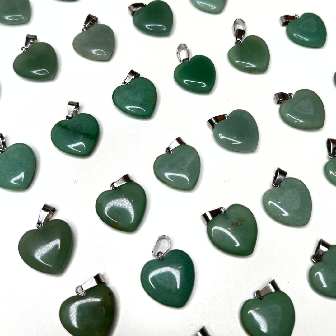 Pendentifs coeur plat (10 variantes)