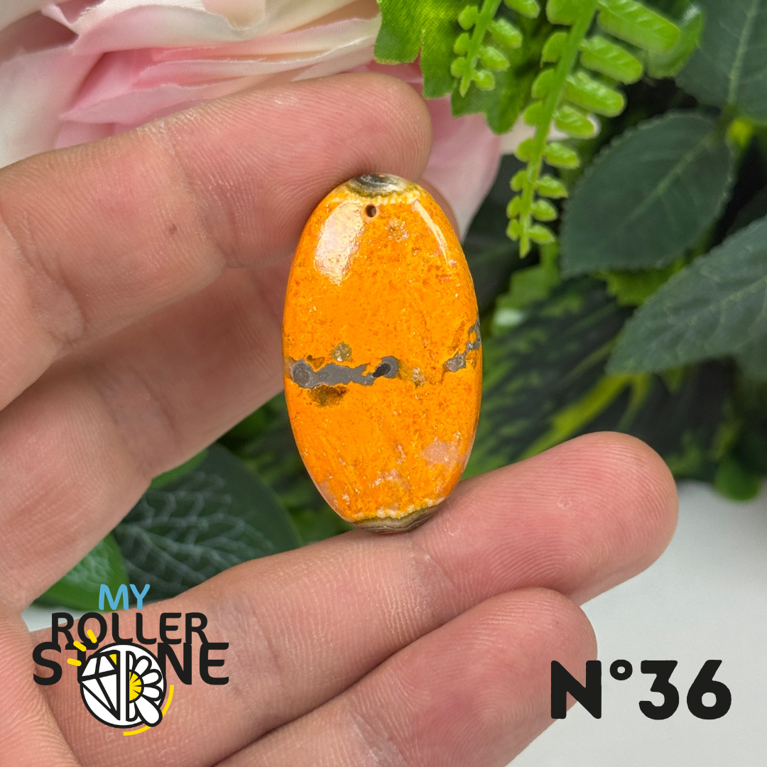 Pendentif Jaspe Bumblebee 5A Percé (BOURDON)