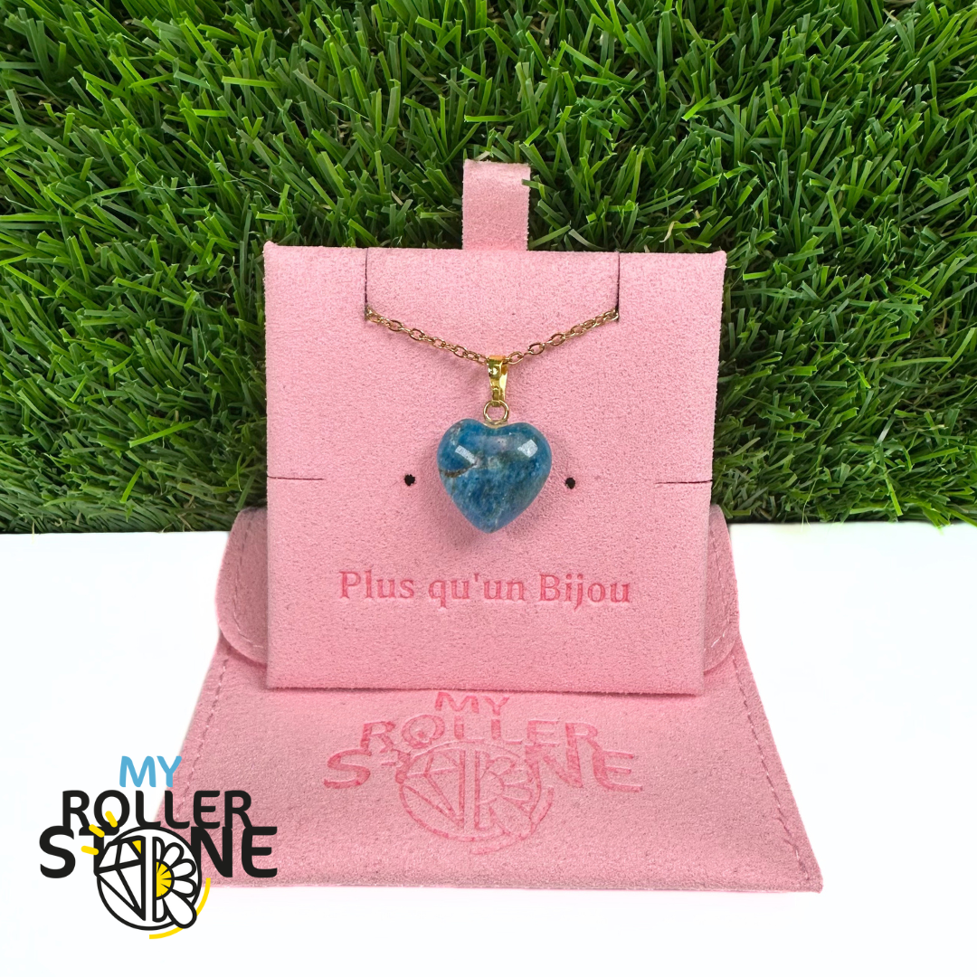Petit Pendentif Coeur en Apatite