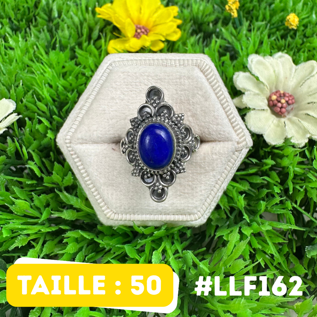 Bague Argent 925 Lapis Lazuli #LLF162