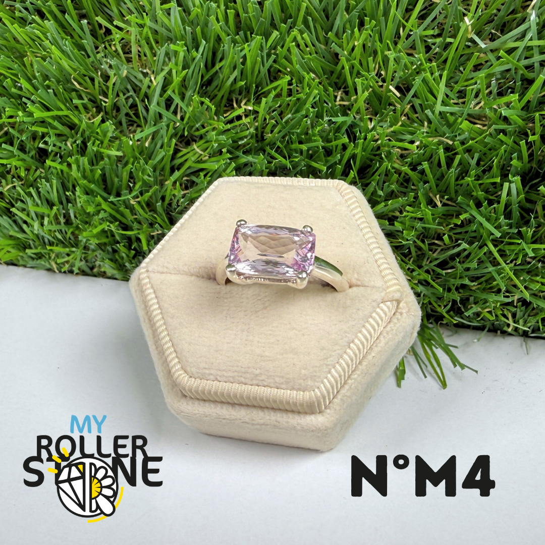 Bague Kunzite Qualité Gemme – Argent 925 #4