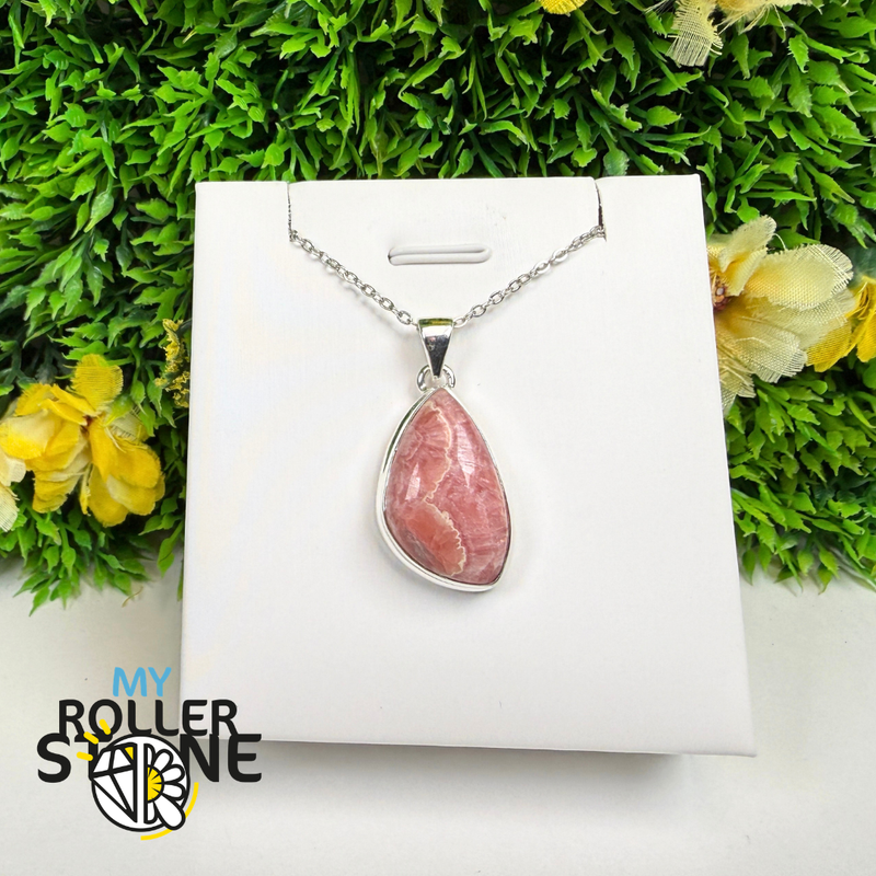 Pendentif Rhodochrosite Argent 925 –RDOP2659
