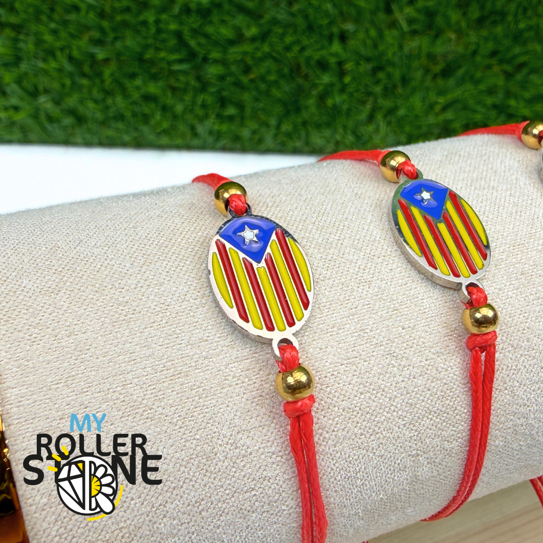 Bracelet Drapeau Catalan – Senyera Indépendance