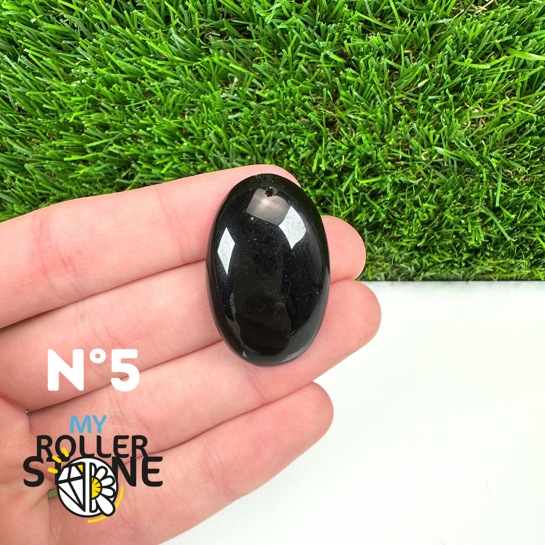 Pendentif Percé Tourmaline Noire