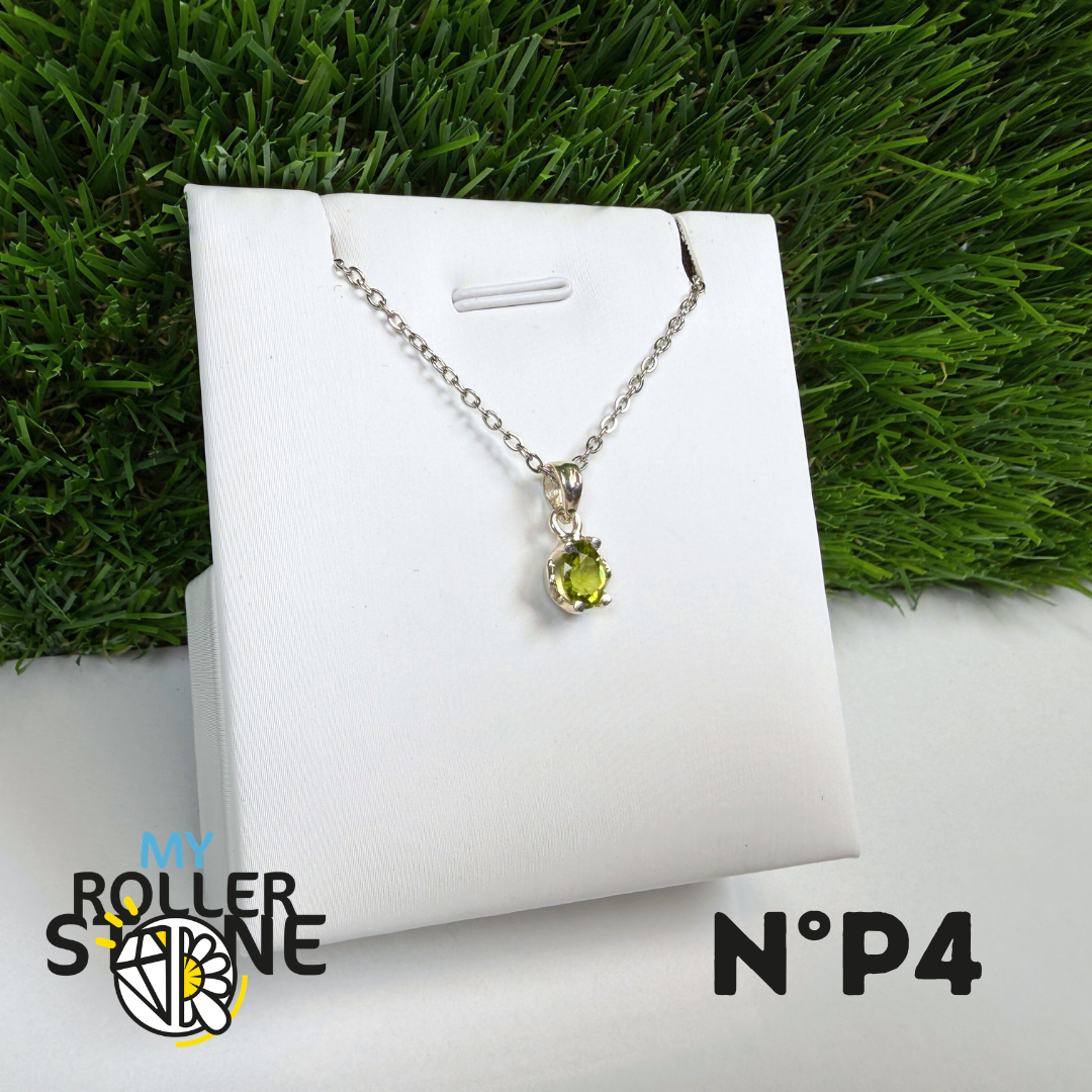 Pendentif Péridot du Brésil Argent 925 #4