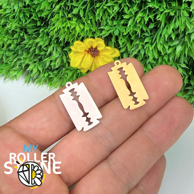 Pendentif Lame de rasoir acier Inoxydable 