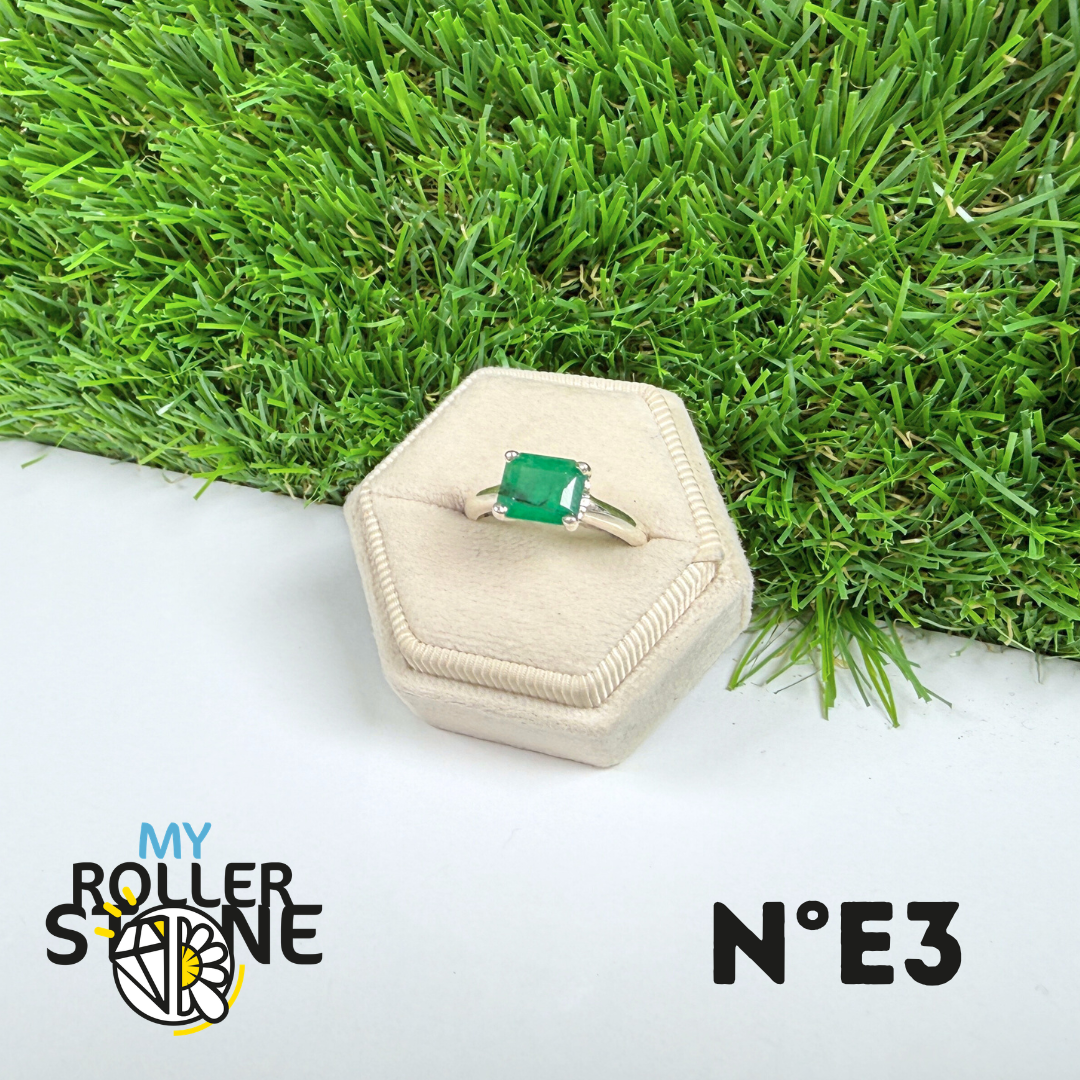 Bague Émeraude Argent 925 #3