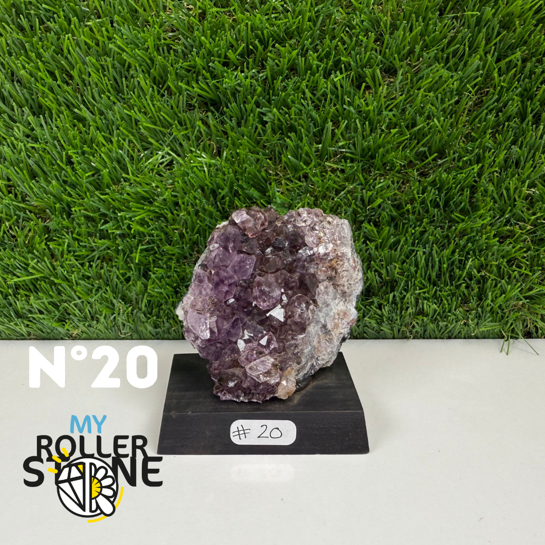Améthyste sur socle