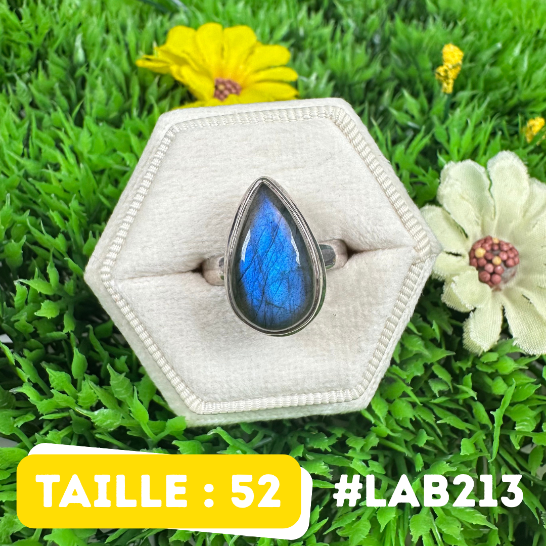 Bague Labradorite Bluefire #LAB213