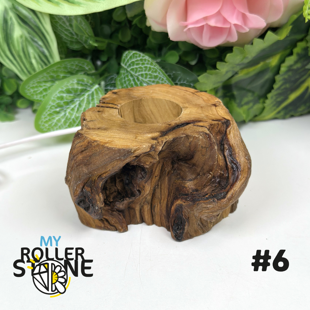 Support en bois LED pour sphère