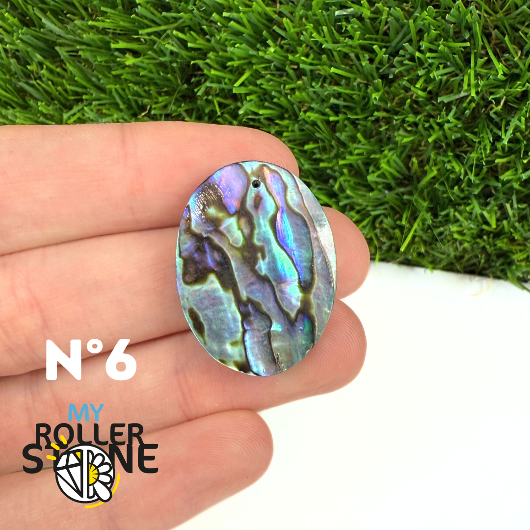 Pendentif en Abalone Forme Libre 5A