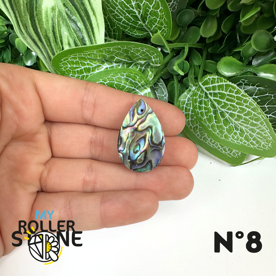 Pendentif en Abalone Forme Libre 5A