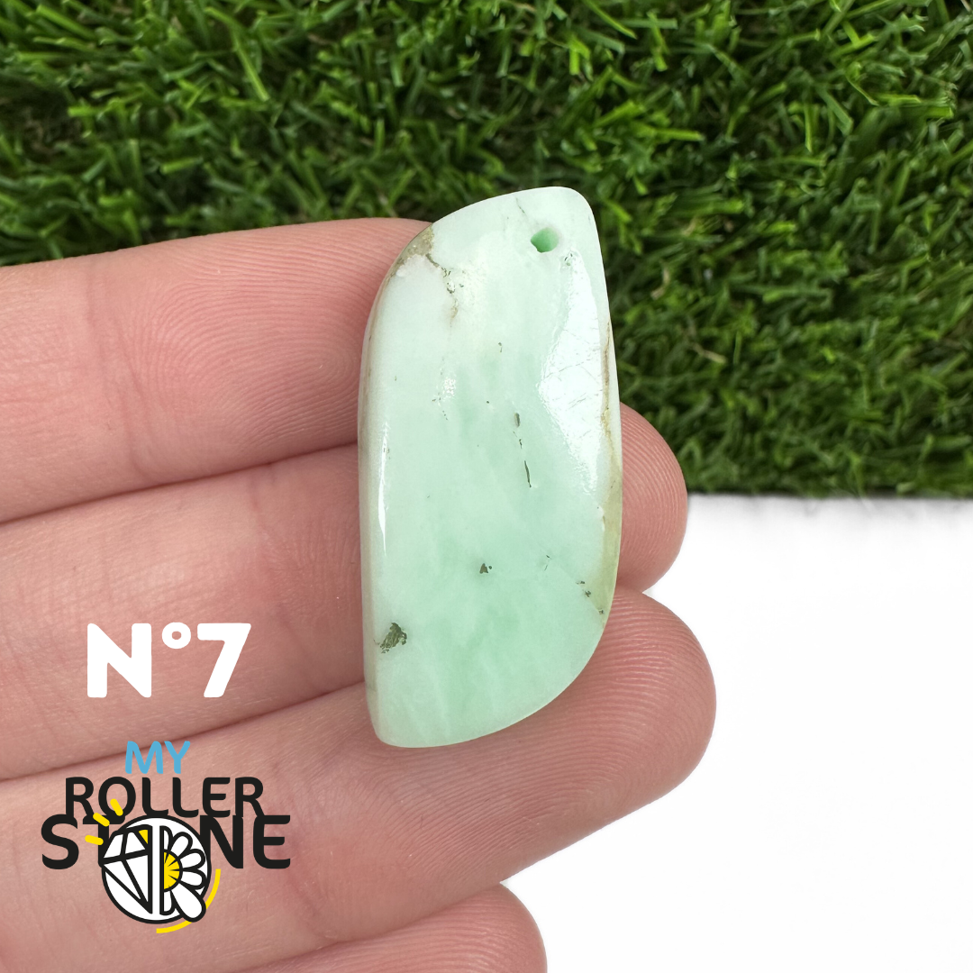 Pendentif Chrysoprase Percé